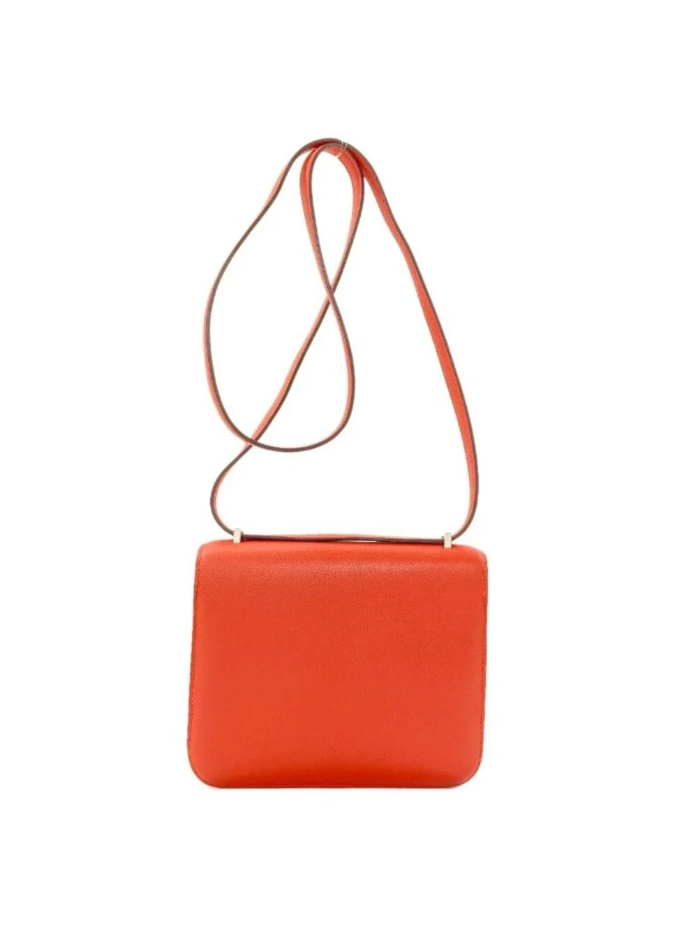 Hermes Constance 3 Mini Optical Capucines Silver Shoulder Bag Evercolor